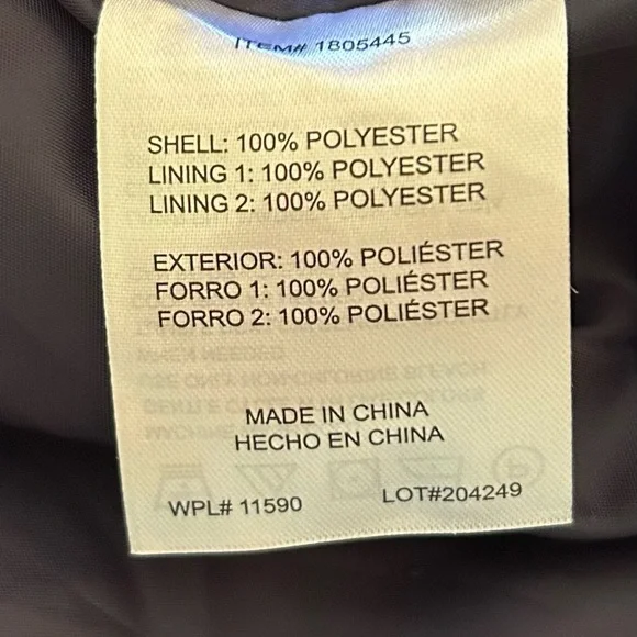 Weatherproof / NWT/ DOUBLE BREASTED TRENCH/ Classic Navy Blue/ Size M - Picture 12 of 15